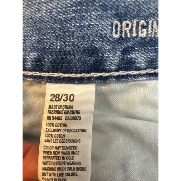 American Eagle Men's Size 28/30 Original Bootcut Light Wash Blue Jeans - Picture 6 of 6